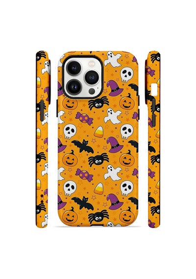 Velvoria Valestra Pumpkin Toss Apple iPhone Uyumlu 14 Pro Max Darbe Korumalı Kılıf Valestra Select - Pumpkin Toss