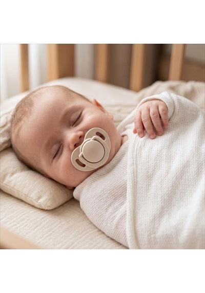 Mamajoo Ortodontik Emzik Seti 12 Ay+ Light Beige & Gray Bej