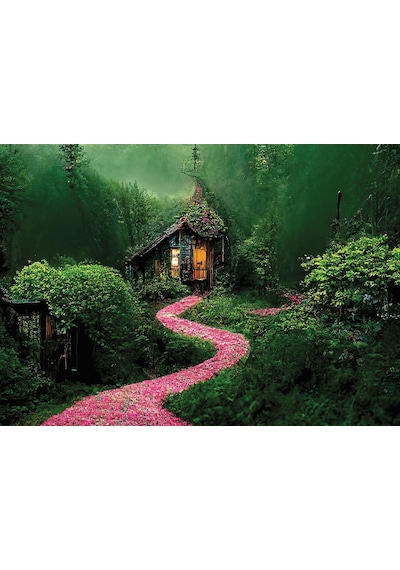 Derin Orman Tablo Tadında Yetişkin Puzzle/Yapboz 1000'parça