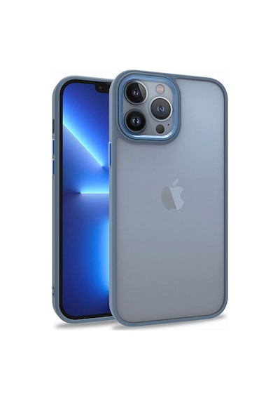 Apple Uyumlu iPhone 13 Pro Max Flora Kılıf sierra Mavi Sierra