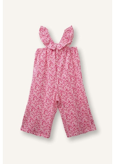 Defacto Kız Bebek Floral Bürümcük Tulum H6742a526hspn178 Pembe-pn178