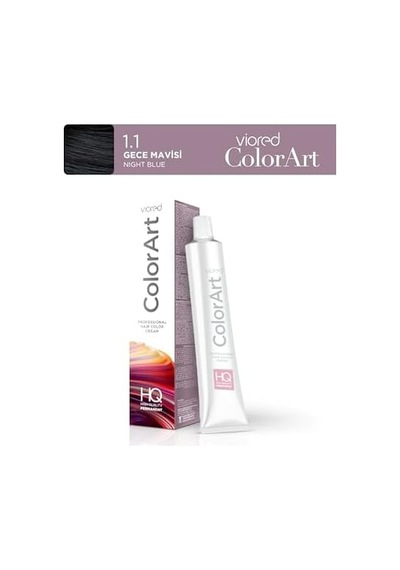 Profesyonel Tüp Saç Boyası 60 Ml 1.1 Mavi Siyah