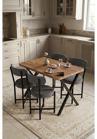 Mutfak Masası 4 Sandalyeli Set 110x70 Cm Modern Bahçe Cafe Masa Takımı 4 Kişilik Tedy 9880 Gri Çok Renkli Mutfak Masası 4 Sandalyeli Set 110x70 Cm Modern Bahçe Cafe Masa Takımı 4 Kişilik Tedy 9880 Gri Çok Renkli