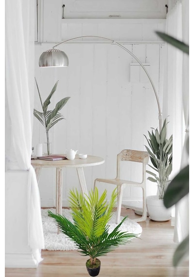Bambu Palmiye Areka 60 Cm Dekoratif Bodur Ağaç Yapay Çiçek