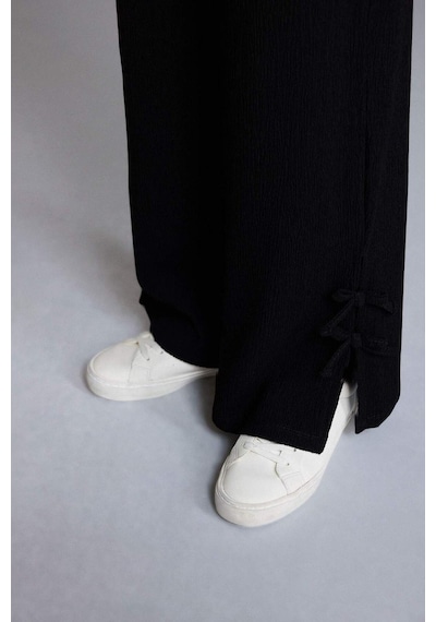 Defacto Wıde Leg Pantolon Kız Çocuk G8388a826smbk81 Siyah-bk81