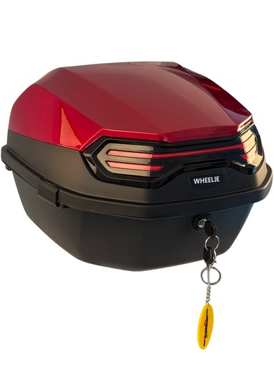 Wheelıe Xt08-br 32 Litre Motosiklet Arka Çanta Koyu Kırmızı