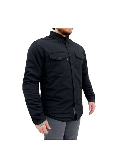 Eagle Black Korumalı Motosiklet Gömleği Erkek