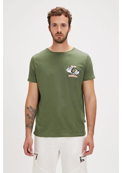 Bad Bear Focus T-shırt Haki Erkek Tshirt Siyah