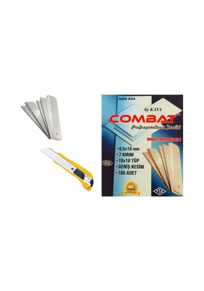 Falçata Bıçağı Maket Bıçak Ağzı 10 Kutu 100 Adet 0.35mm Falcata Yedeği