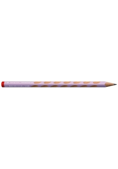 Ergonomik Pastel Lila Kurşun Kalem, Stabılo Easygraph 124-Pembe