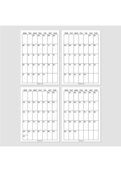 2027 Aylık Planlayıcı Duvar Takvimi, 33x48 Cm & A4 Takvim, 12 Ay Poster Takvim, Organizer Takvim