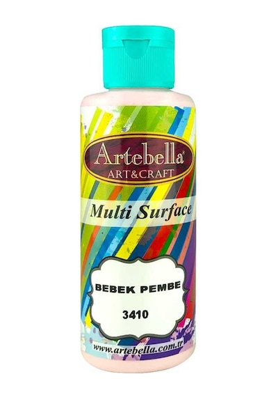 Artebella Multi Surface Boya Bebek Pembe 130 ML