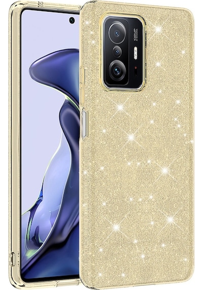 Xiaomi Uyumlu Mi 11t Pro 5g Kılıf Zore Parıltılı Simli Shining Silikon