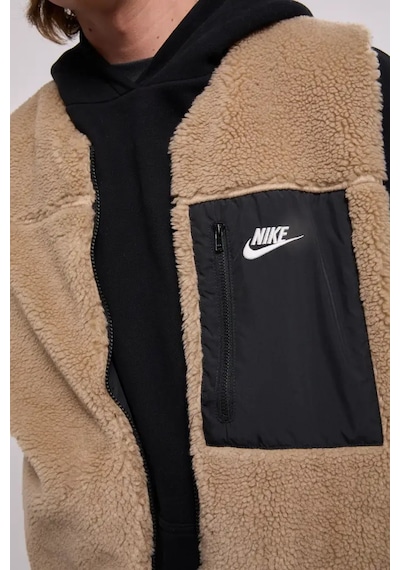 Nike Sporswear Club Fleece Winterized Reversible Sythetic Fill Full-zip Çift Traflı Erkek Bol Kesim Peluş Sentetik Dolgu Yelek Kahve-siyah Kahverengi Nike Sporswear Club Fleece Winterized Reversible Sythetic Fill Full-zip Çift Traflı Erkek Bol Kesim Peluş Sentetik Dolgu Yelek Kahve-siyah Kahverengi