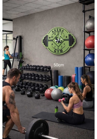 Spor Firmaları İçin Yeni Tasarım Modern Duvar Saati Şık Ve Kalite Bir Arada Çok Renkli