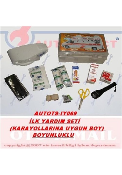 Auto Tsıy069 İlk Yardım Seti Karayollarına Uygun Boy Boyunluklu Hırdavat Gzd111113