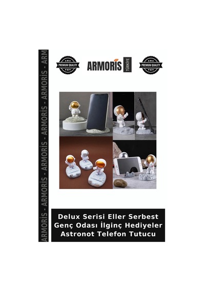 Delux Serisi Eller Serbest Genç Odası İlginç Hediyeler Astronot Telefon Tutucu