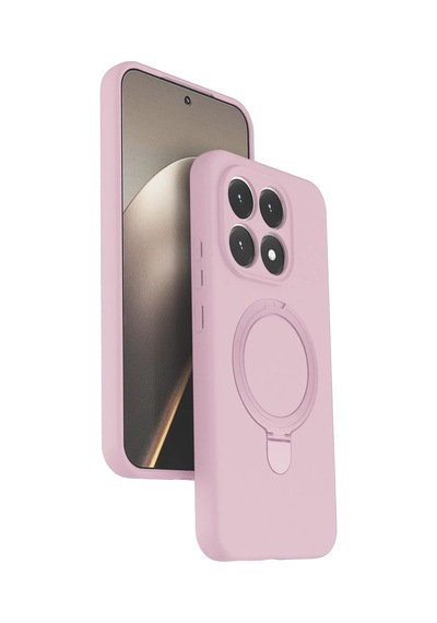 Xiaomi Mi 15t Regal Magsafe Standlı Kapak - Açık Pembe Açik Pembe