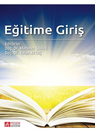 Pegem Akademi Yayıncılık-Eğitime Giriş