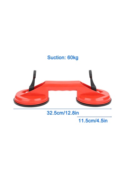 Kolu Çift Vantuz Cam Vantuz Göçük Çektirme Kolu Kaldırıcı Araba Göçük Çektirme Suction 60kg