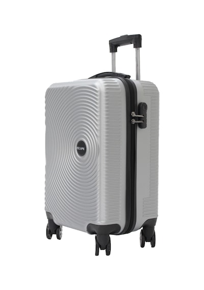 Escape Vlz 072-set Abs 8 Tekerlekli Büyük, Orta, Kabin Boy Valiz, Bavul Seti, Açık Gri