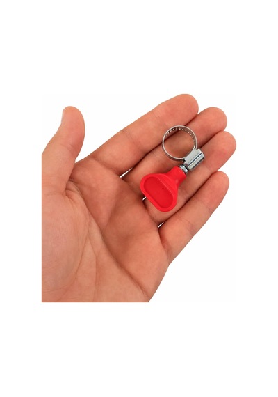 Tr 5 Adet 12x20 Mm Kelebek Saplı Hortum Kelepçesi Vidalı Paslanmaz Çelik Ayarlanabilir Boru Klipsi