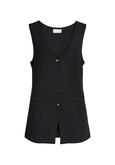 Jack & Jones Kadin V Yaka Kolsuz Yelek - Valerie - 12292241 Siyah