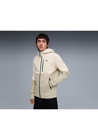 Puma Pumatech Full-zip Hoodie Dk Erkek Günlük Ceket 63441587 Krem Krem