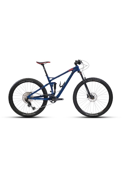 Wrc Storm Xt 12 Vites Karbon Dağ Bisikleti - Shimano Xt - Suntour Xcr34 Rl Havalı Maşa - Hidrolik Disk Fren Mavi