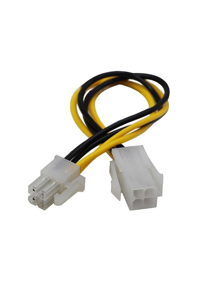Atx 12v 4 Pin To P4 Cpu-uzatma Kablosu Dişi Erkek Kablo 30cm Diğer