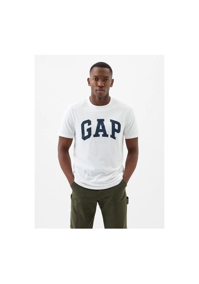 Gap V-everyday Soft Basıc Logo T Tişört Beyaz