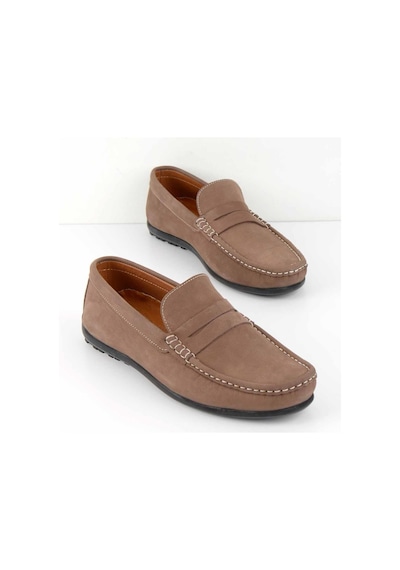 Bambi Kahve Leather Erkek Loafer Ayakkabı E01733200801 Kahve