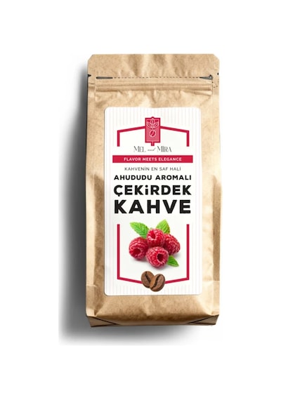 Raspberry Bean Coffee 200g, Ahududu Aromalı Çekirdek Kahve Çekirdek Kahve