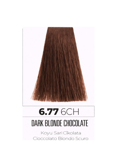 Dna Saç Boyası Kalıcı Profesyonel Krem Boya Yoğun Pigment & Parlaklık 6.77 Orta Çikolata100 Ml
