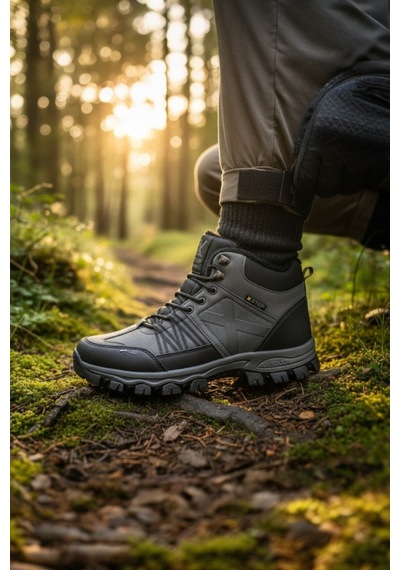 Enoch Erkek Su Geçirmez Kürklü Waterproof Outdoor Trekking Ve Dağcı Botu Lacivert