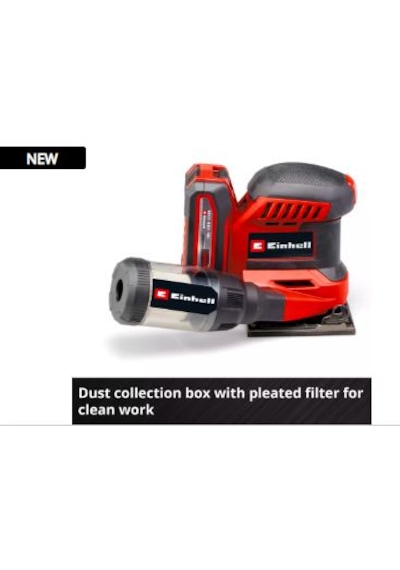 Einhell TE-OS 18/113 3X Li - Solo Akülü Avuç içi Zımpara - 4460730 Einhell TE-OS 18/113 3X Li - Solo Akülü Avuç içi Zımpara - 4460730
