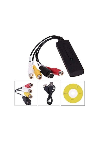 EasyCAP RCA S-Video USB 2.0 DVR Kamera Uydu Dron Kayıt Video Card