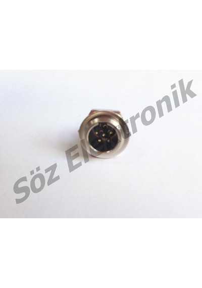 5 Pin Mini Xlr Canon Şase Tipi Erkek ( 1 Paket 5'Li )