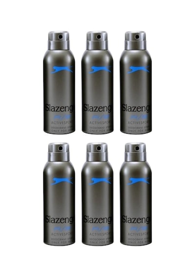 Slazenger Active Sport Mavi Erkek Sprey Deodorant 6 x 150 ML