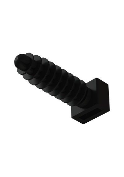 Cateksss Klips Dübel 8 Mm Siyah - 45 Li Paket