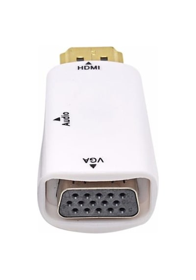 Hdmi To Vga Monitör Çevirici Dönüştürücü Adaptör