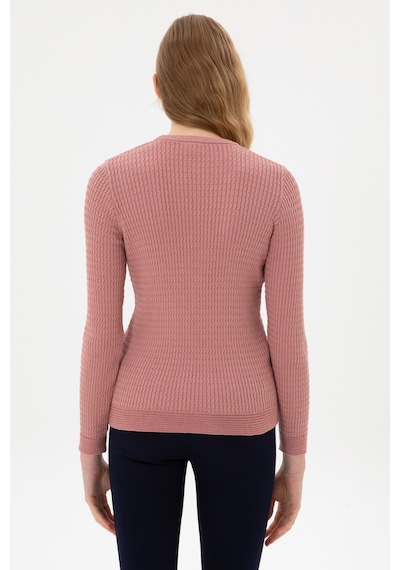 U.S. Polo Assn. Kadın Orkide Bisiklet Yaka Basic Kazak 50307763-VR221