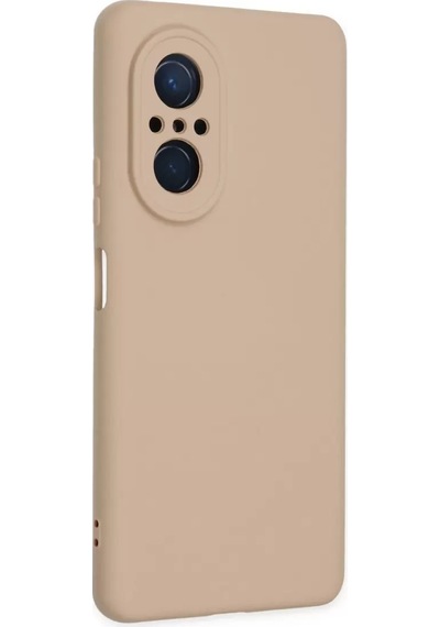 Newface Huawei Nova 9 Se Kılıf Nano İçi Kadife Silikon - Pudra