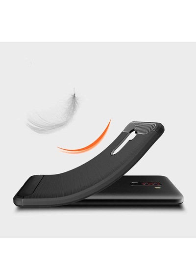 Xiaomi Pocophone F1 Kılıf Zore Room Silikon Kapak Gri