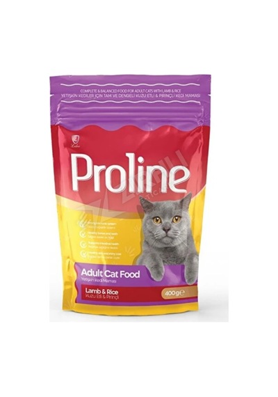 4 Adet Proline Kuzu Etli Ve Pirinçli Yetişkin Kedi Maması 400 Gr