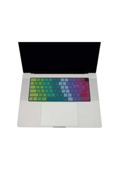Apple Uyumlu MacBook Us İngilizce Klavye Koruyucu Amerikan Enter M1-m5 A2681 A3113 A3240 A3449 A2941 A3241 A2442 A2779 A2992 A2485 A2991 Keyboard Cover Touch Id Pembe Yeşil 40818709