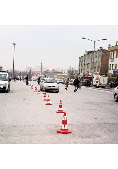 Eko Trafik Konisi Otopark Duba Trafik Konisi Ucuz Yol Uyarı Konisi 50 Cm