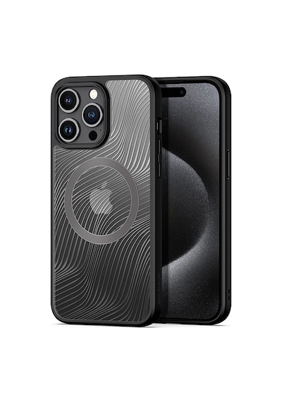 Dux Ducis iPhone Uyumlu 15 Pro Aimo Series Magsafe Premium Buzlu Sert Pc-tpu Kılıf- 5775 Mh-hs7366-3800