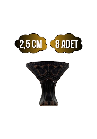 Pati Metal Ayak Çeyiz Ve Hediye Kutusu Mobilya Ayağı 2,5cm Bronz 8 Adet Bronz
