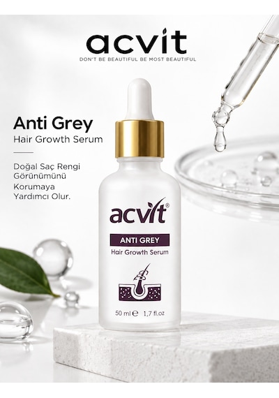 Acvit Anti Grey Hair Growth Serum 50 ML